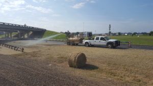 Blowing Hay - Highway Project